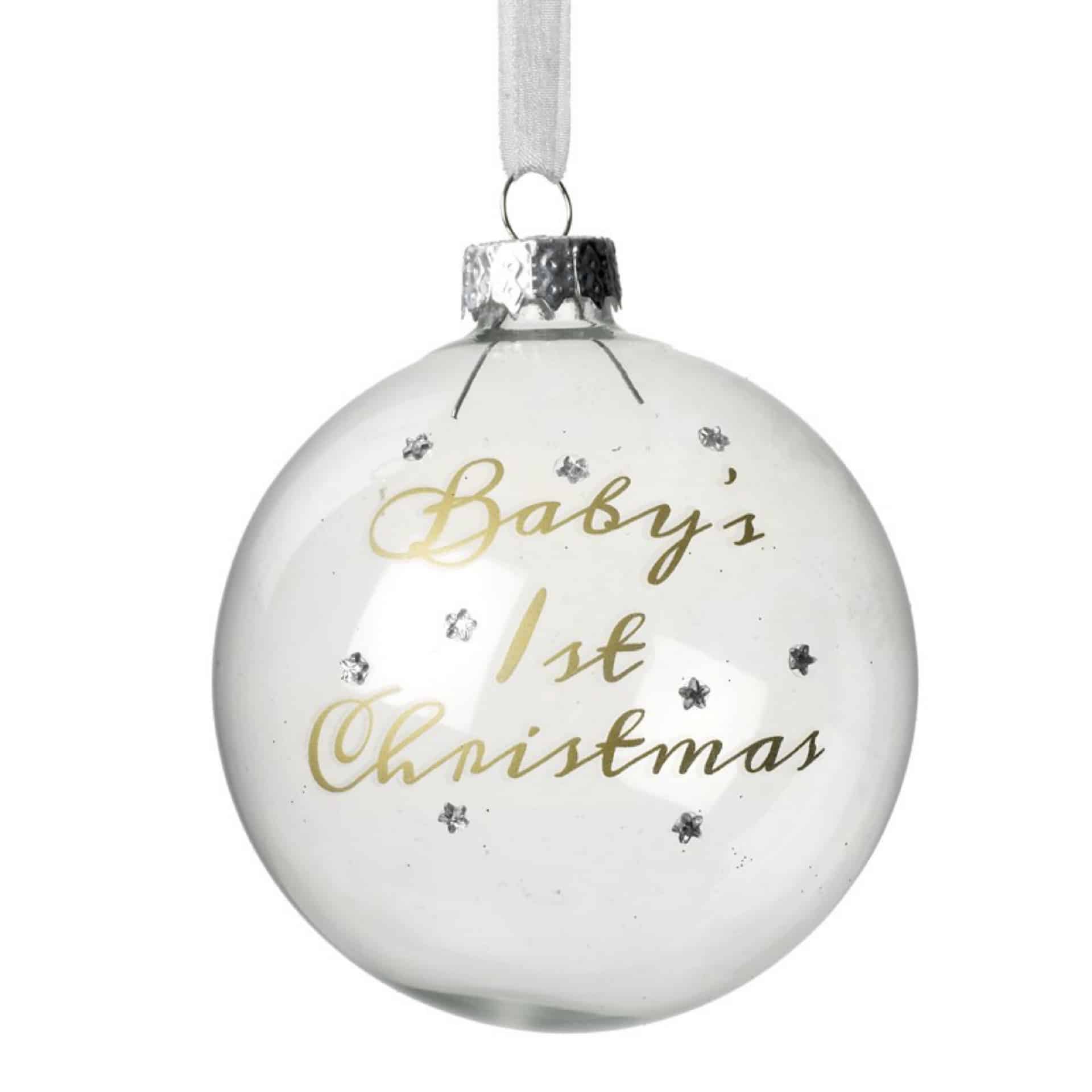 Baby's first on sale christmas bauble