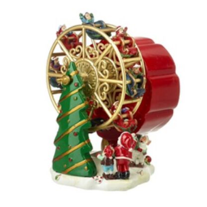 Spinning Santa Ferris Wheel Musical